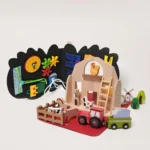 Montessori-Reisebauernhof-Set – Bild 2