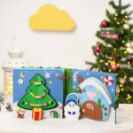 Montessori-Weihnachtsmann-Werkstatt-Set – Bild 4